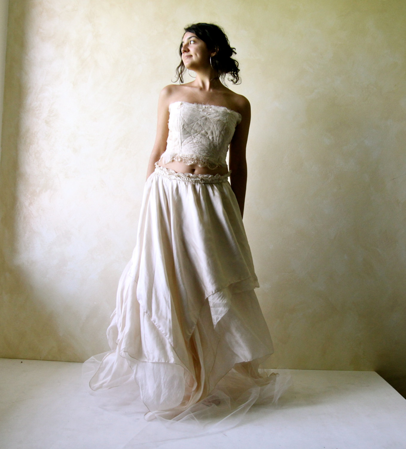 boho fairy wedding dress
