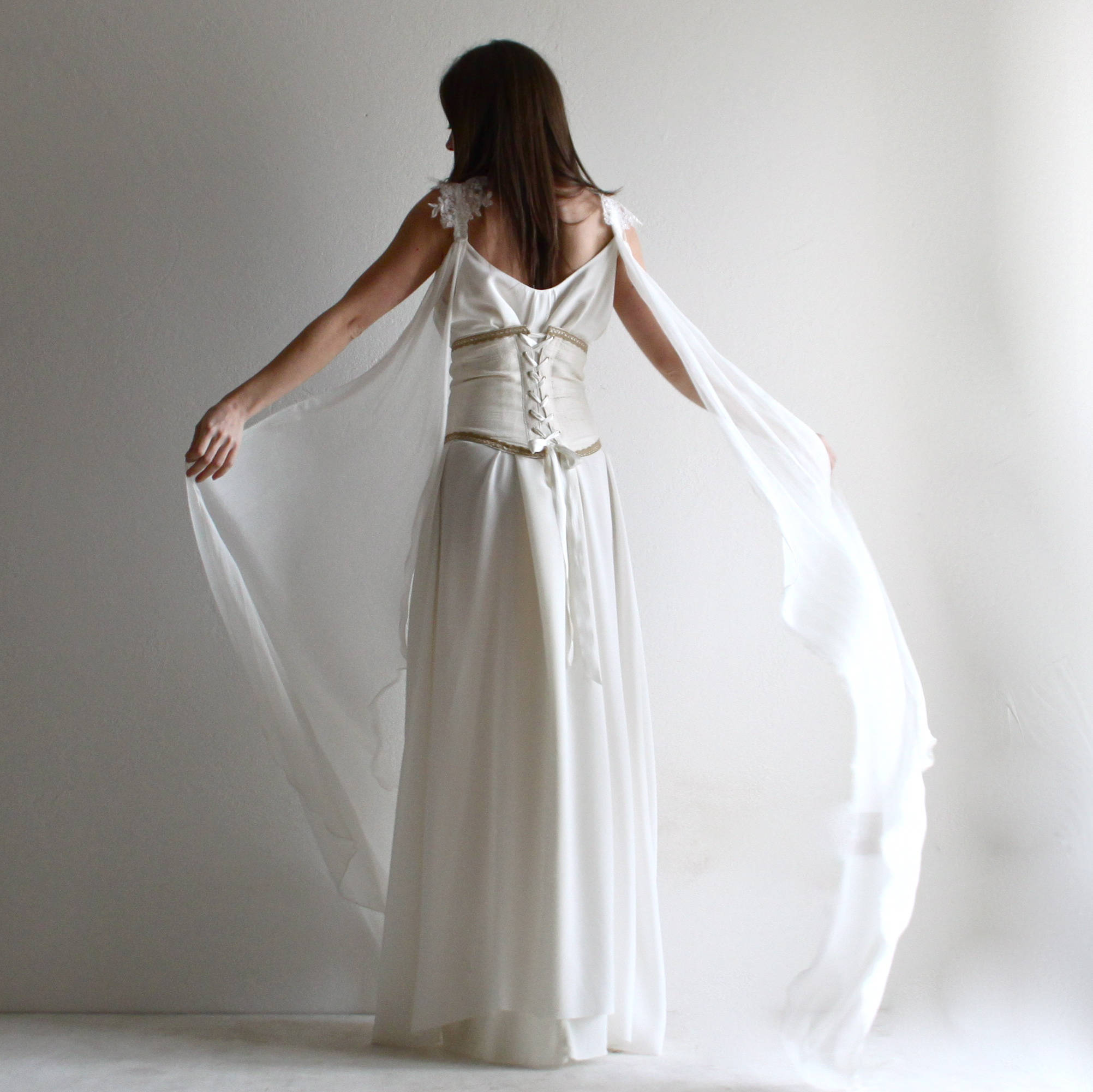 White Medieval Wedding Dress 2024 | www.vivalacabana.com